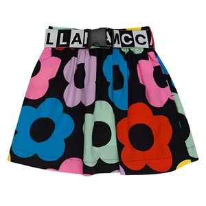 STELLA MCCARTNEY- GRAPHIC FLORAL SKIRT